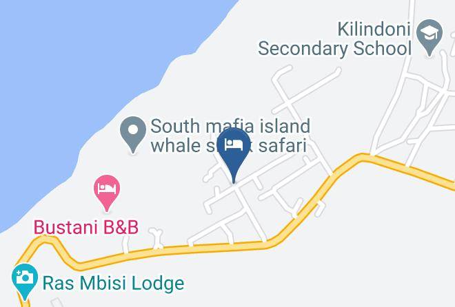 Mafia - Kilindoni Sea View Bungalows Maps