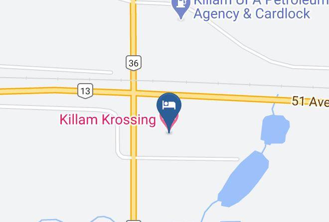 Killam Krossing Hotel Map
