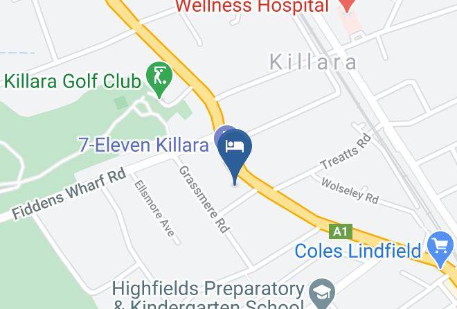 Ku Ring Gai - Killara Hotel & Suites Maps