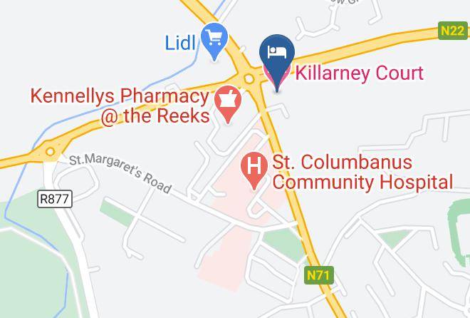 Killarney - Killarney Court Hotel Maps