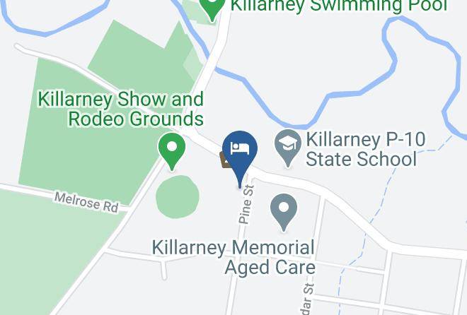 Killarney Sundown Caravan Park & Motel Map