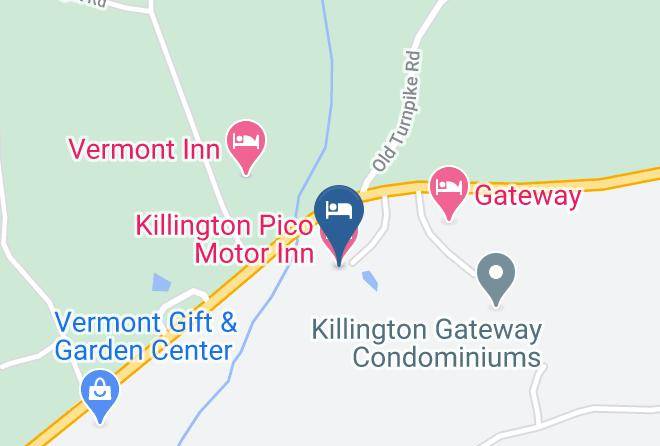 Rutland - Killington Pico Motor Inn Maps