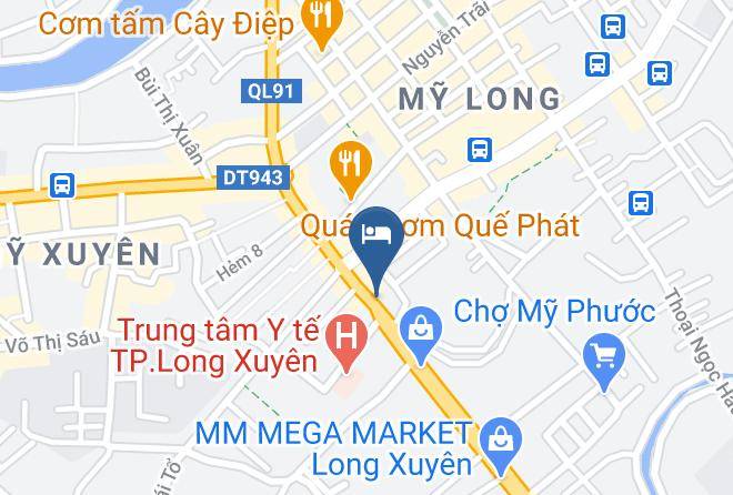 Long Xuyen - Kim Phat Hotel Maps