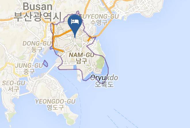 Namgu - Seomyeon Brown Dot Hotel Gold Maps