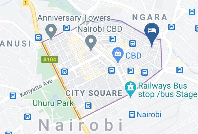 Nairobi - Kima Hotel Maps