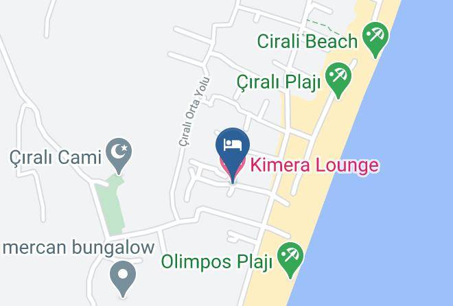 Antalya - Kimera Lounge Hotel Maps