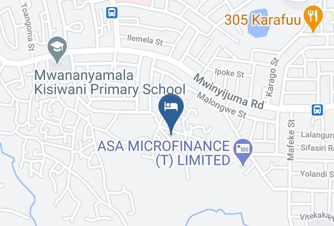 Kimisi Hotel Kinondoni Dar Es Salaam Map