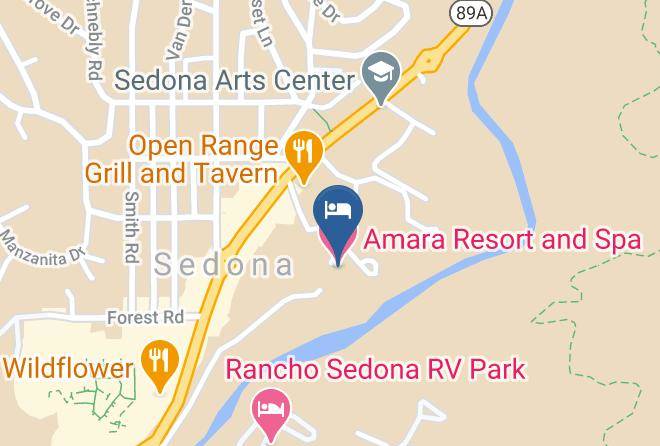 Coconino - Amara Resort And Spa Maps