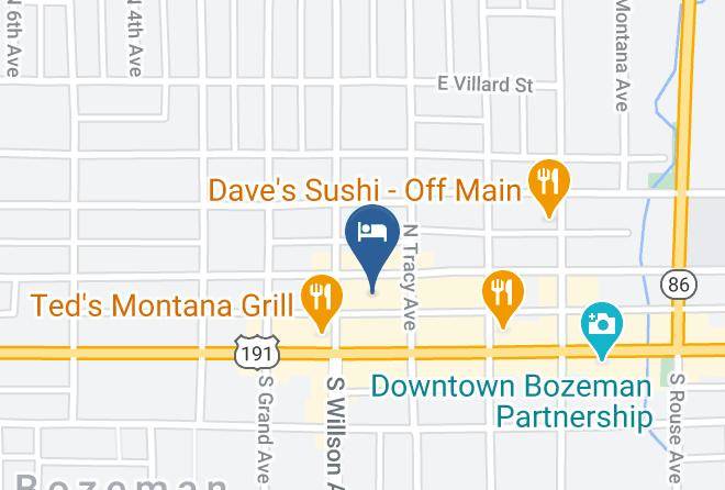 Gallatin - Kimpton Armory Hotel Bozeman Maps