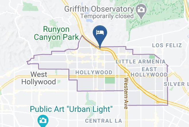 Los Angeles - Kimpton Everly Hotel Maps