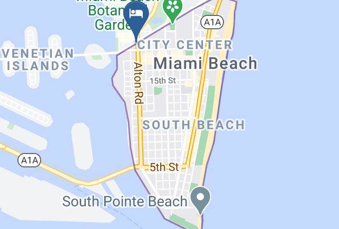 Kimpton Hotel Palomar South Beach Map