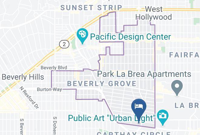 Los Angeles - Kimpton Hotel Wilshire Maps