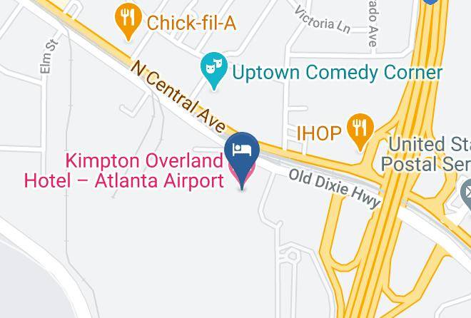 Fulton - Kimpton Overland Hotel Atlanta Airport Maps