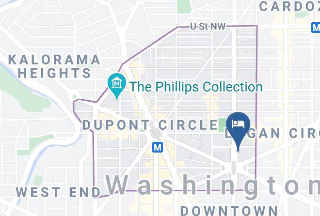 City Of Washington - Kimpton Rouge Hotel Maps
