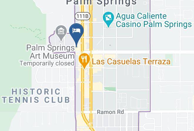 Riverside - Kimpton Rowan Palm Springs Hotel Maps