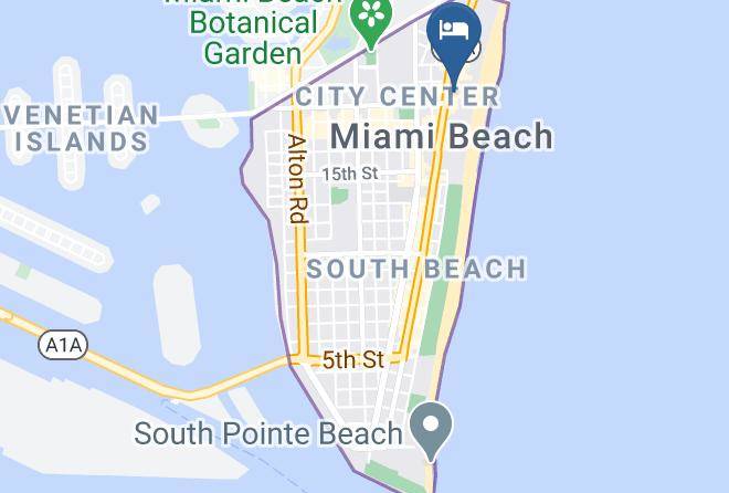 Miami Dade - Kimpton Surfcomber Hotel Maps