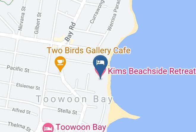 Central Coast - Kims Beachside Retreat Maps