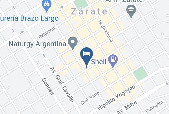 Zarate - Kin Hotel Maps