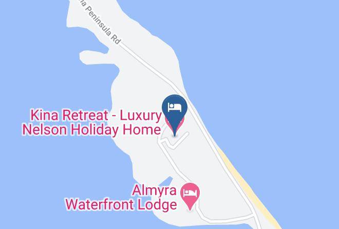 Tasman - Kina Retreat Luxury Nelson Holiday Home Maps