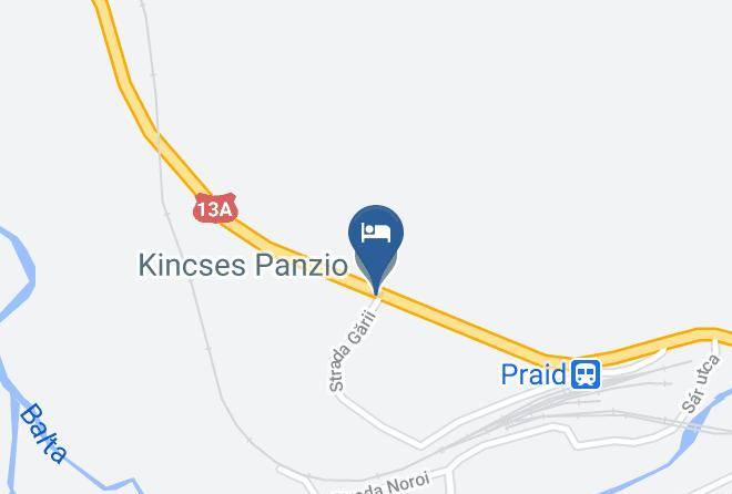 Praid - Kincses Panzio Maps