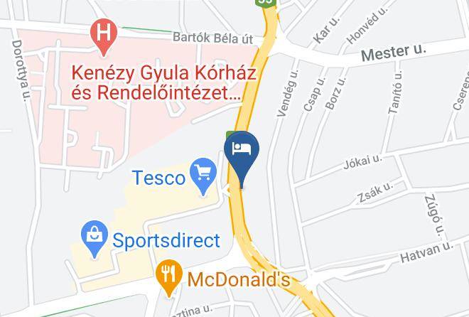 Debrecen - Kincses Vendeghaz Maps