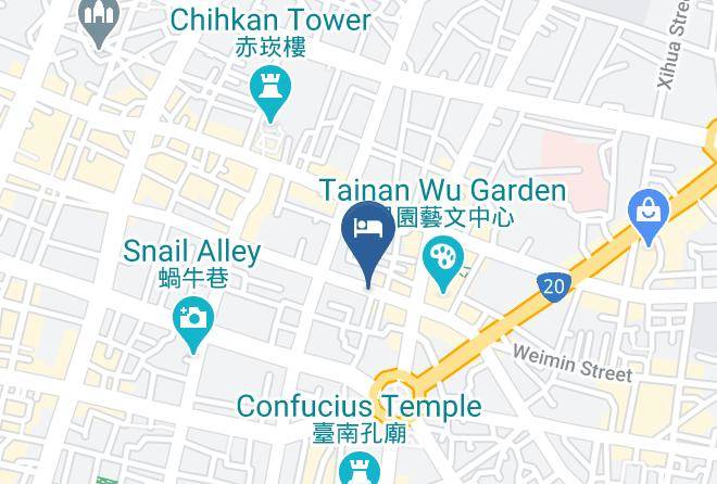 West Central District - Kindness Hotel Chihkan Tower Maps