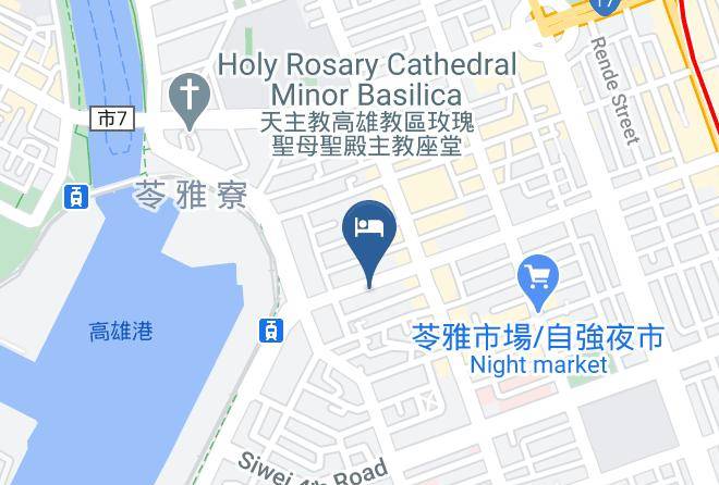 Lingya District - Kindness Hotel Kaohsiung Guang Rong Pier Maps