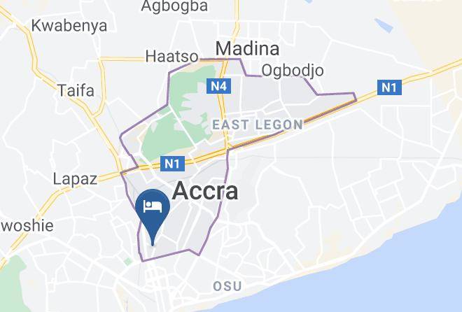 Accra - King David Hotel Maps