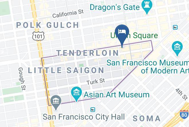 San Francisco - King George Hotel A Greystone Hotel Maps