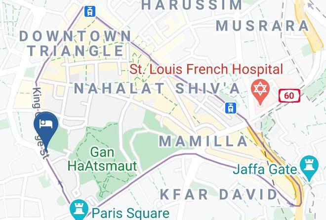 Jerusalem - King George Suites Maps