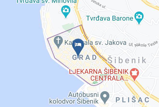Sibenik - King Kresimir Heritage Hotel Maps