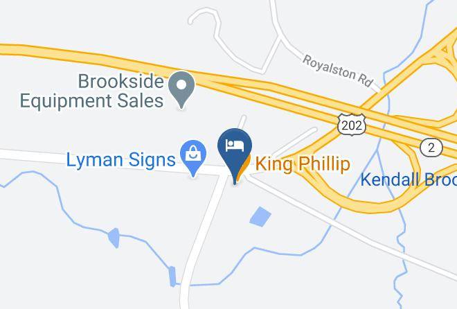 Worcester - King Phillip Motel Maps