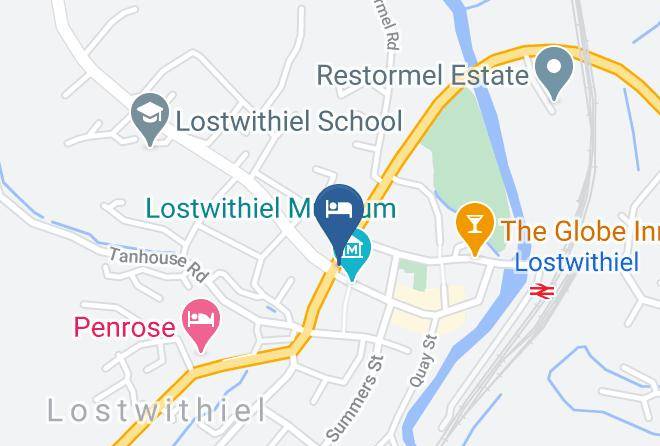 Cornwall - King's Arms Hotel Maps