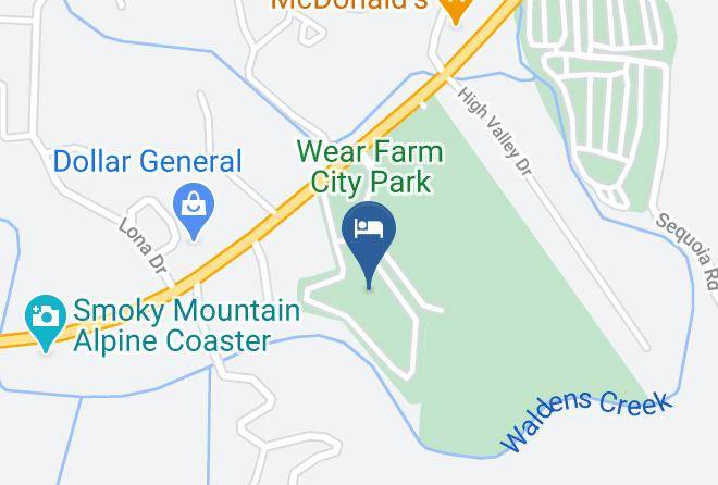 Sevier - King's Holly Haven Rv Park Maps