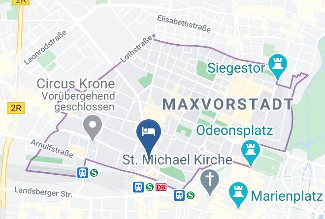 Munich District - King's Hotel First Class Maps