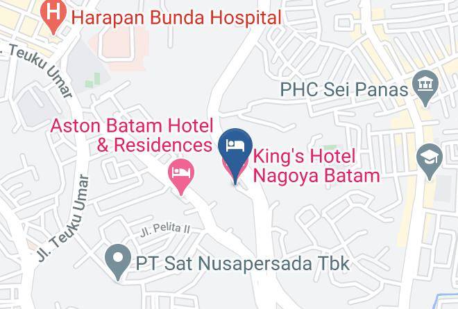 Batam - King's Hotel Nagoya Batam Maps