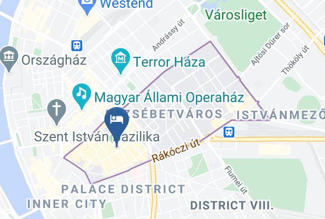 Budapest Erzsebetvaros - King's Hotel Maps