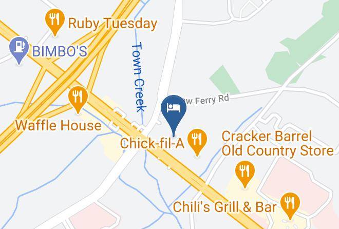 King's Inn Motel Map