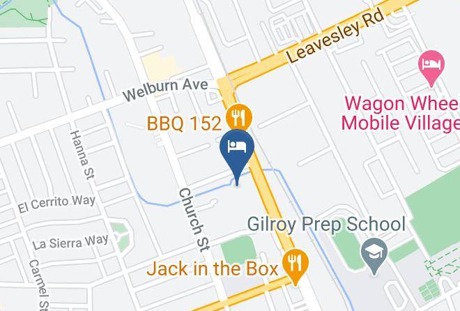 Santa Clara - King's Rest Motel Maps