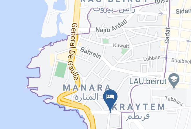 Beyrouth - King's Suites Hotel Maps