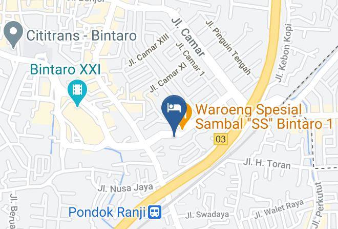 Kota Tangerang Selatan - King Stone Hotel Maps