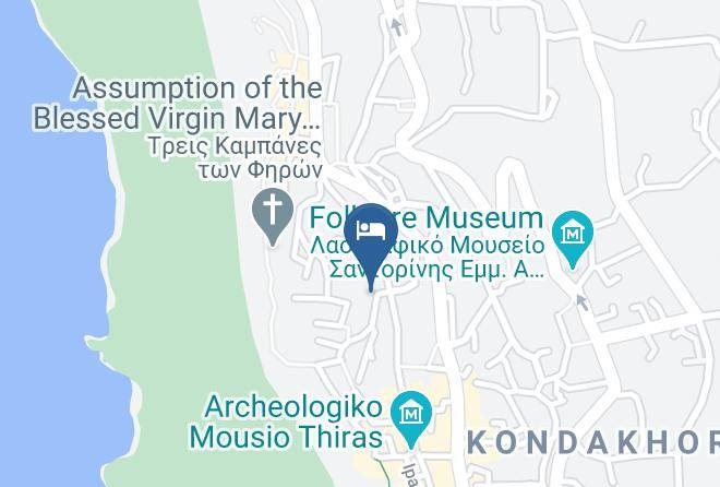 Thira - King Thiras Hotel Maps