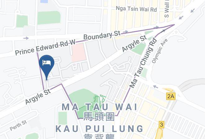 Kowloon - King Ting Hotel Maps