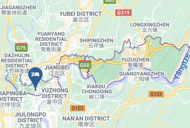Jiangbei District - King World Hotel Chongqing Maps