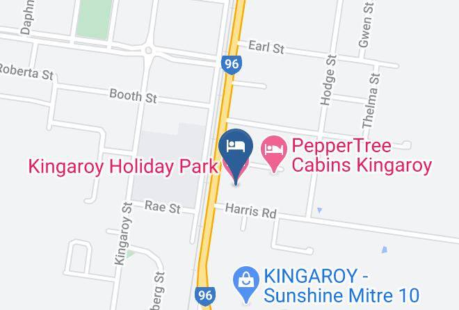 South Burnett - Kingaroy Holiday Park Maps