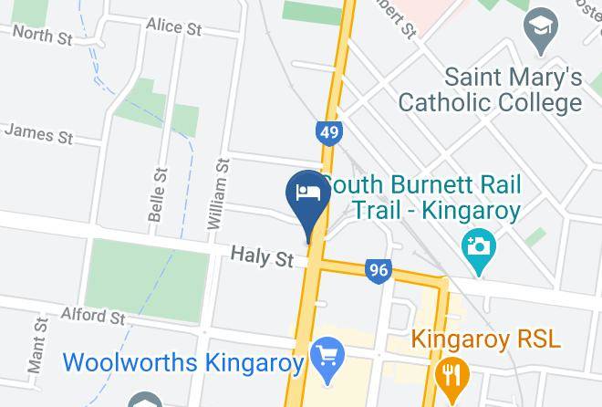 South Burnett - Kingaroy Hotel Maps