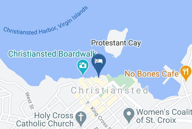 Saint Croix - Kings Alley Hotel St Croix Maps