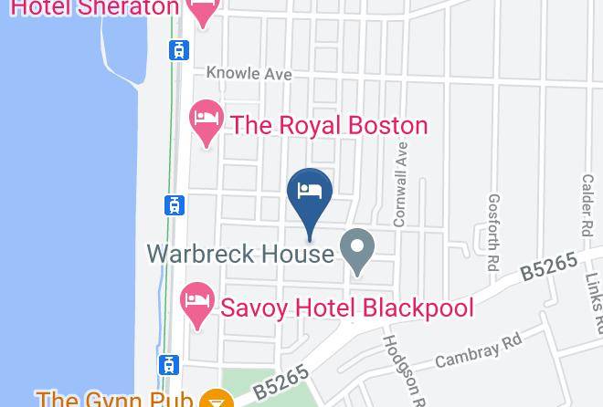 Blackpool - Kings Court Hotel Maps