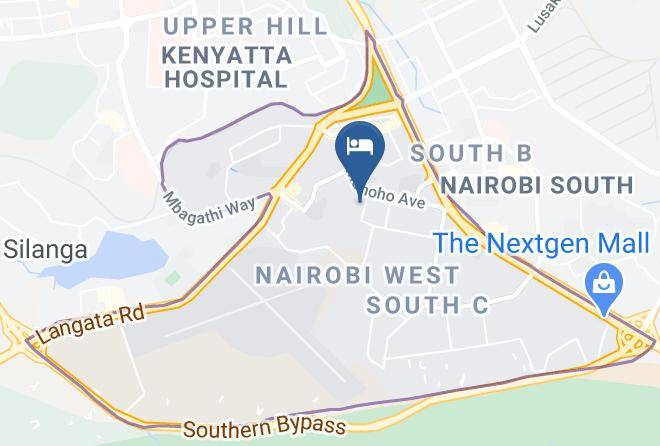 Nairobi - Kings Court Hotel Maps