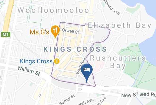 Sydney - Mad Monkey Backpackers Bayswater Maps